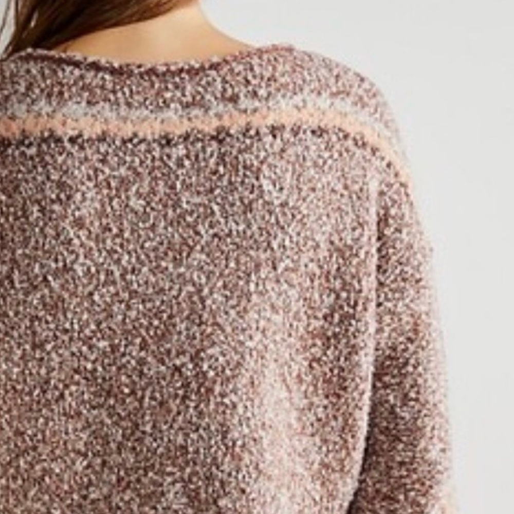 Free People Jumper Snowflake Sweater Size Medium - Picture 5 of 7